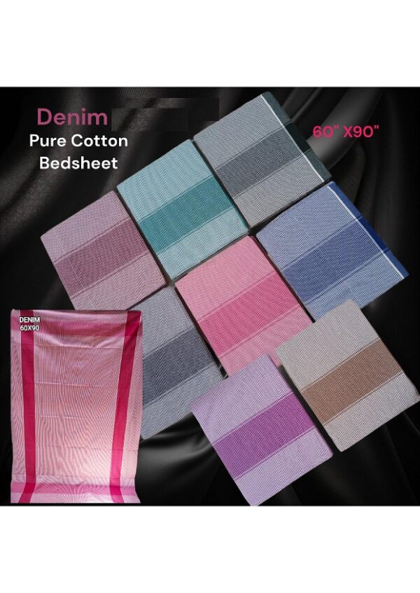 Denim Pure Cotton Bedsheet