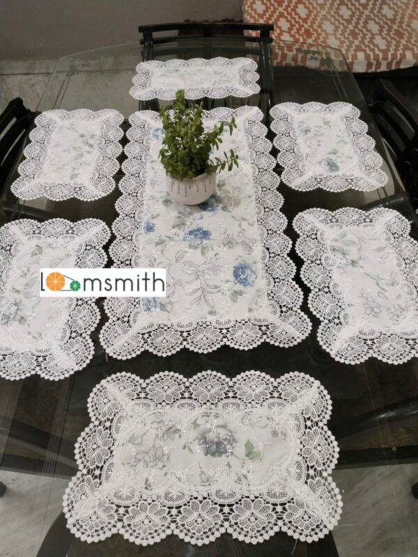 TISSUE NET TABLE MATS +RUNNER COMBO