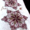 LUXURIOUS BEADS PEARLS STONE WORK DINING MATS