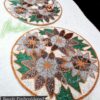 LUXURIOUS BEADS PEARLS STONE WORK DINING MATS