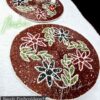 LUXURIOUS BEADS PEARLS STONE WORK DINING MATS