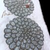 LUXURIOUS BEADS PEARLS STONE WORK DINING MATS