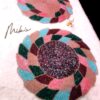 LUXURIOUS BEADS PEARLS STONE WORK DINING MATS